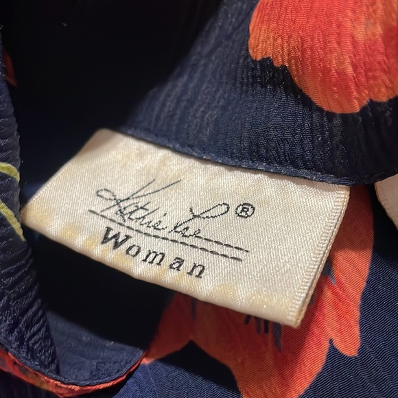 Kathie Lee Women Floral Button Down Dress - Picture 5 of 9